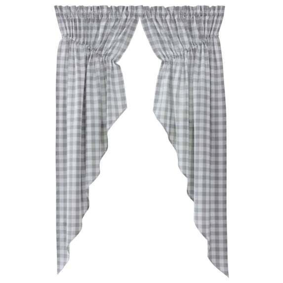 BrylaneHome Buffalo Check Swag Pair