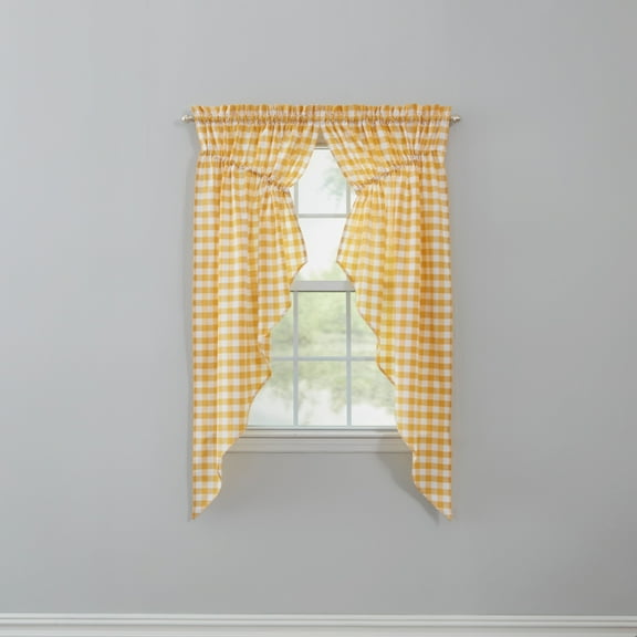 BrylaneHome Buffalo Check Swag Pair