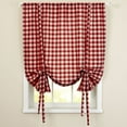 thumbnail image 1 of BrylaneHome Buffalo Check Tie-Up Window Shade, 1 of 6