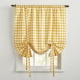 thumbnail image 1 of BrylaneHome Buffalo Check Tie-Up Window Shade, 1 of 5