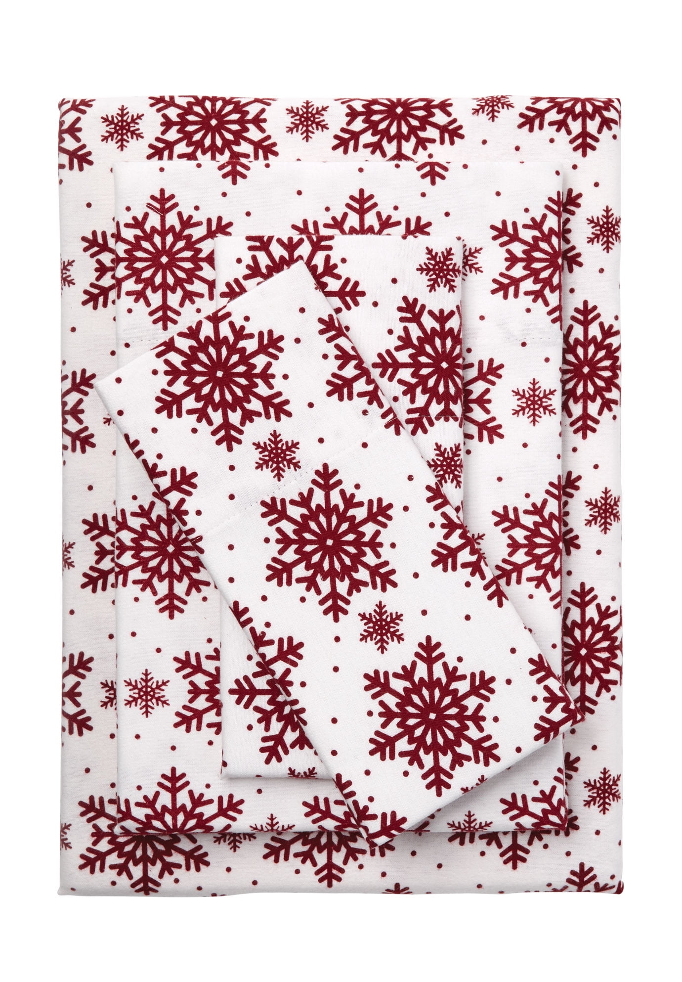 BrylaneHome Cotton Flannel Print Sheet Set - Walmart.com