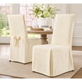 thumbnail image 1 of BrylaneHome Damask Set Of 2 Chair Covers, 1 of 6