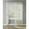 thumbnail image 1 of BrylaneHome Ella Floral Lace Panel With Attached Valance, 1 of 3