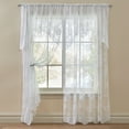 thumbnail image 1 of BrylaneHome Ella Floral Lace Panel With Attached Valance, 1 of 3