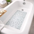 thumbnail image 1 of BrylaneHome Extra Long Tub Mat With River Stones Design, 1 of 5