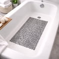 thumbnail image 1 of BrylaneHome Extra Long Tub Mat With River Stones Design, 1 of 5