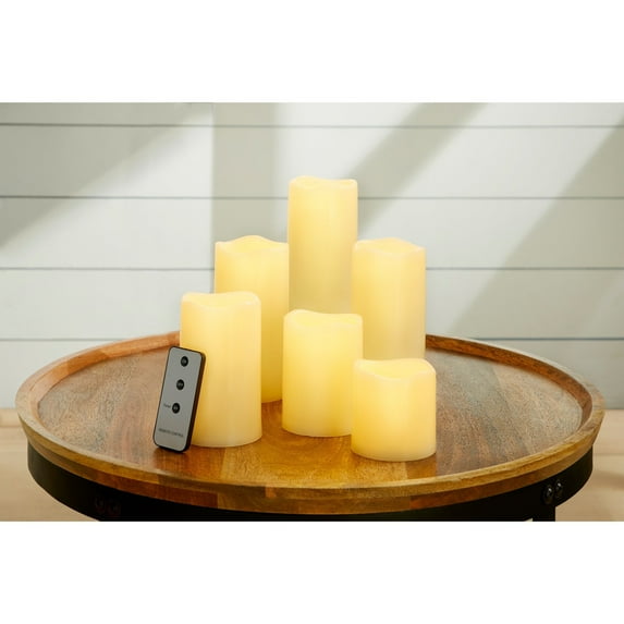 BrylaneHome Flameless Led Candles, Set of 6