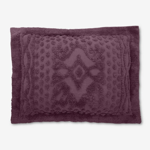 BrylaneHome 100% Cotton Georgia Chenille Shams