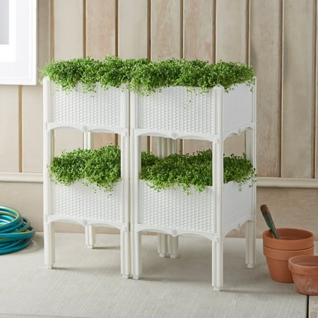 BrylaneHome Interchangeable Raised Planters — Set Of 4