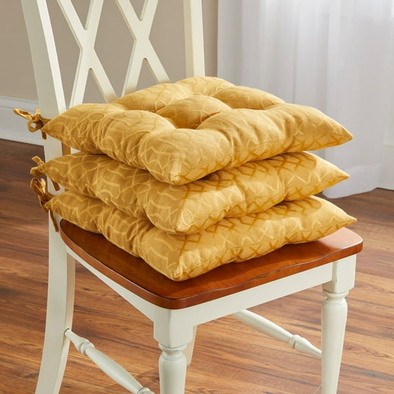 BrylaneHome Jacquard Chair Pad