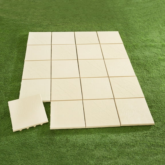 BrylaneHome Lawn Tiles, Set Of 12