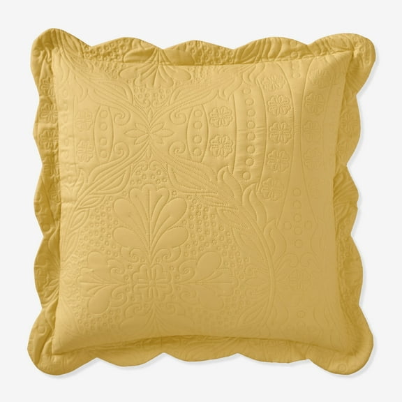 BrylaneHome Lily Pinsonic Damask Euro Sham