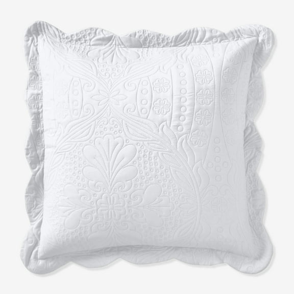 BrylaneHome Lily Pinsonic Damask Euro Sham