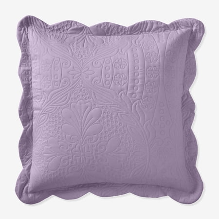 BrylaneHome Lily Pinsonic Damask Euro Sham