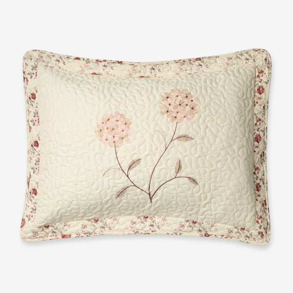 BrylaneHome Margaret Embroidered Shams