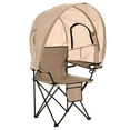 thumbnail image 1 of BrylaneHome Outdoor Oversized Canopy Tent Camp Chair Shade Folding Cupholder Zip Windows Storage Carrying Case Beach Yard Trip, 1 of 3