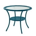 thumbnail image 1 of BrylaneHome Outdoor Roma All Weather Round Resin Wicker Bistro Table Patio Furniture Yard, 1 of 2