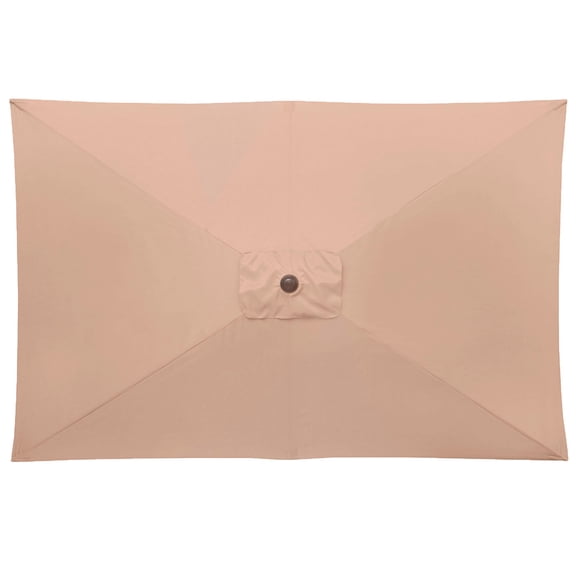 BrylaneHome 61/2 Ft. X 10 Ft. Oversized Rectangular Umbrella