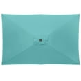thumbnail image 1 of BrylaneHome 61/2' X 10' Oversized Rectangular Umbrella, 1 of 6