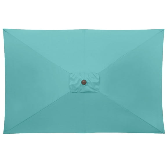 BrylaneHome 61/2' X 10' Oversized Rectangular Umbrella