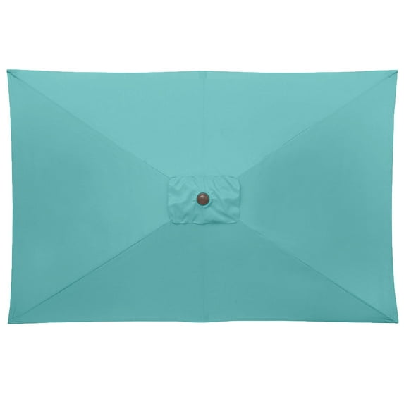 BrylaneHome 61/2' X 10' Oversized Rectangular Umbrella