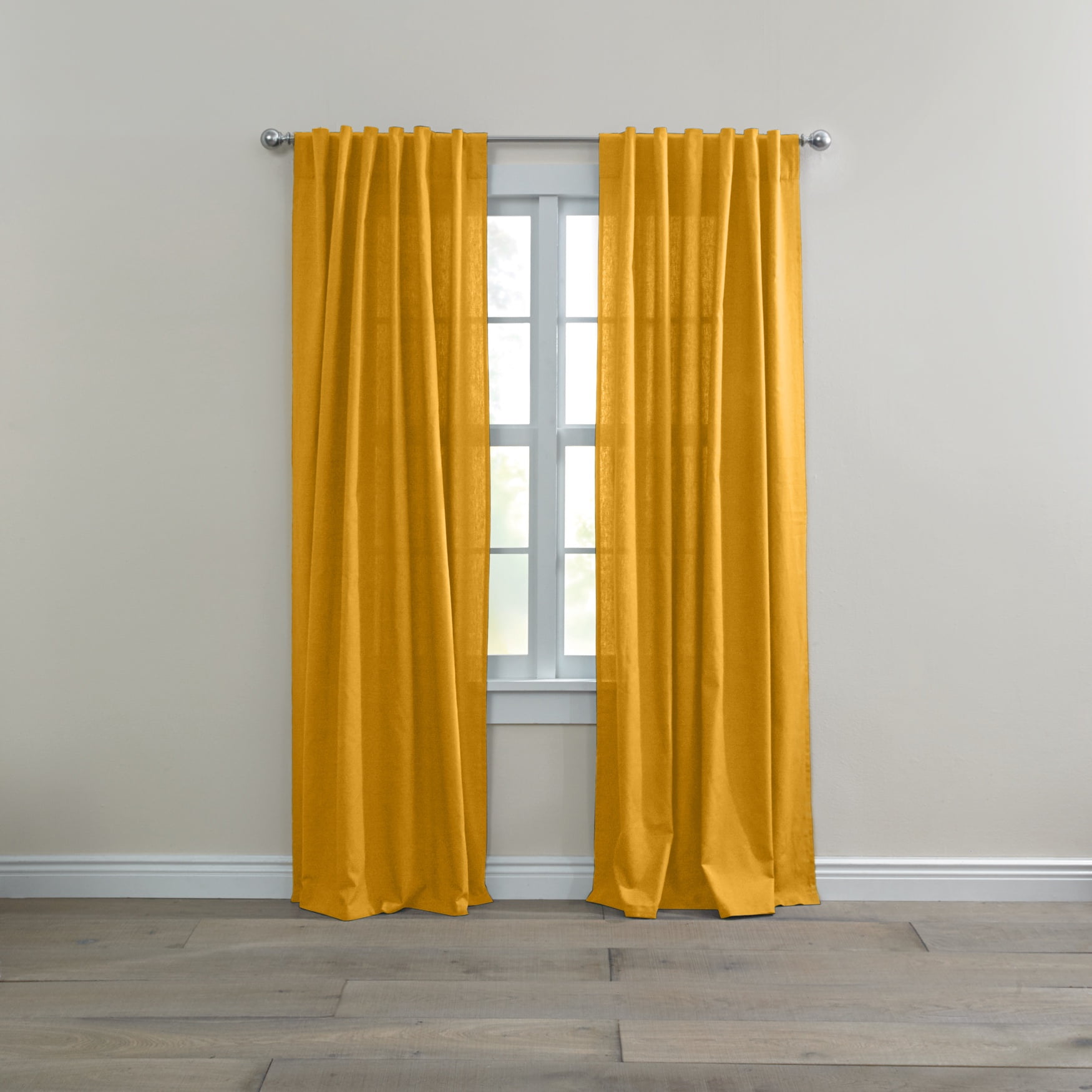 BrylaneHome Poly Cotton Canvas Back-Tab Panel - Walmart.com