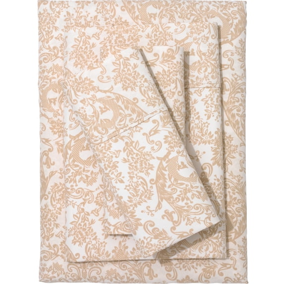 BrylaneHome Printed Damask 6 Piece Sheet Set