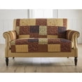 thumbnail image 1 of BrylaneHome Printed Faux Patchwork Loveseat Protector, 1 of 1