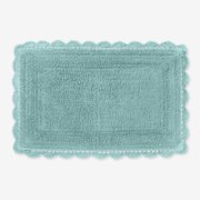 BrylaneHome Rectangular Crochet Bath Mat