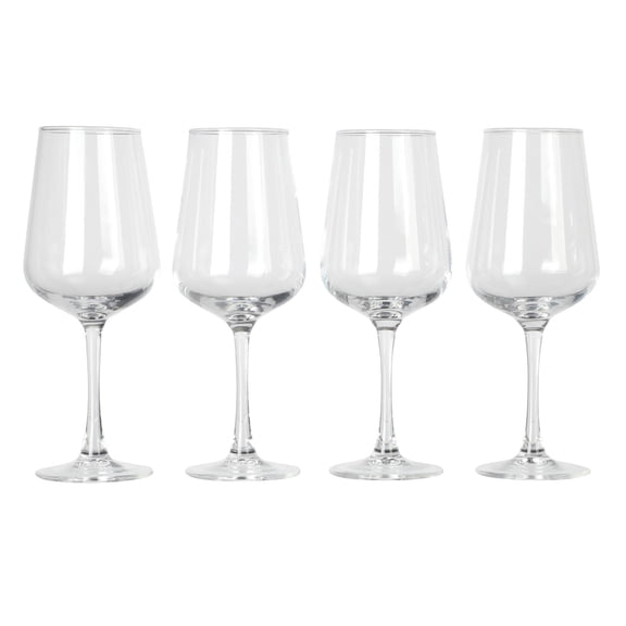 BrylaneHome Set Of 4, Bellinni White Wine Glasses