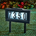 thumbnail image 1 of BrylaneHome Solar Light House Number Plaque, 1 of 1