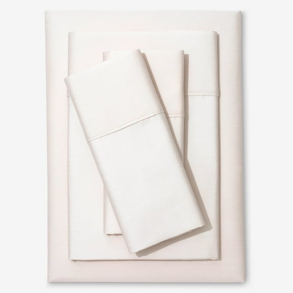 BrylaneHome Solid Damask Cotton Sateen 1000 Thread Count 6 Piece Sheet Set with Deep Pockets