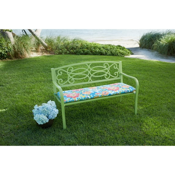 BrylaneHome Steel Garden Bench