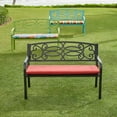 thumbnail image 1 of BrylaneHome Steel Garden Bench, 1 of 3