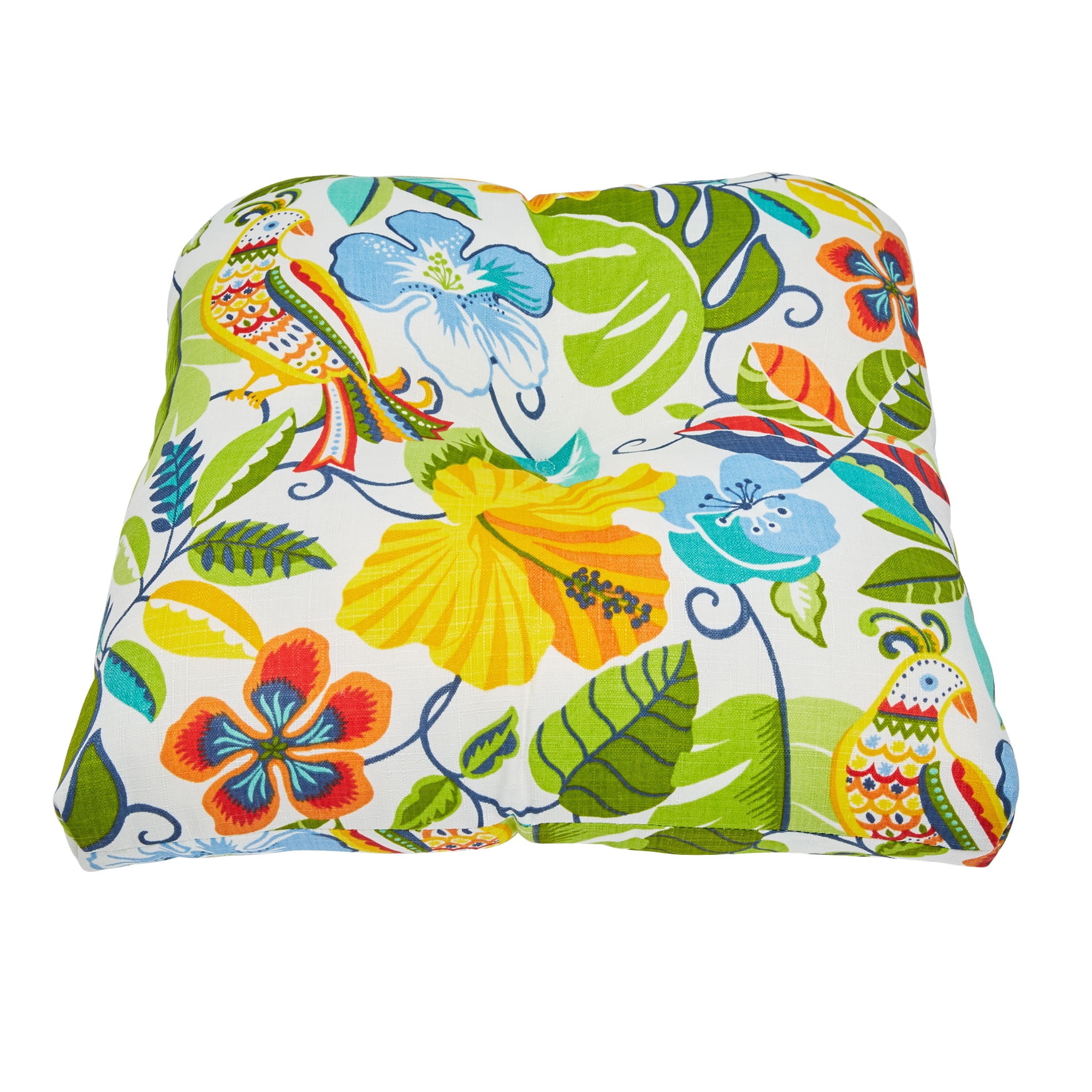 Carolina Multicolor Tufted Polyester Outdoor Chair Cushion