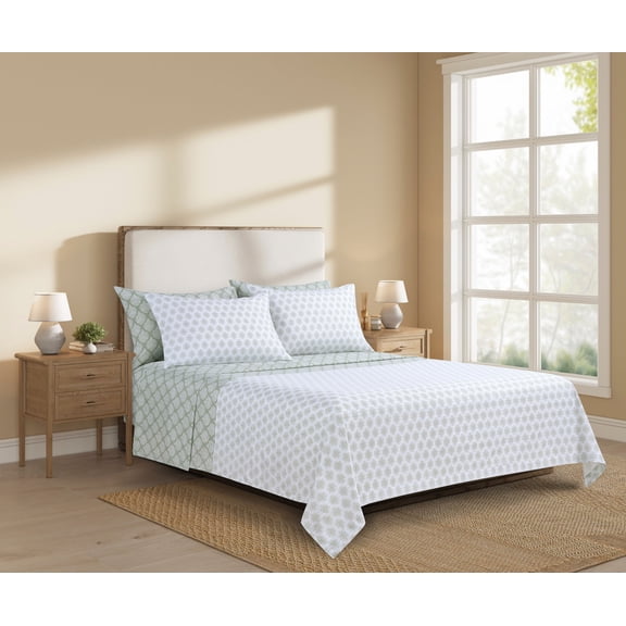 BrylaneHome Turnstyle Printed Sheet Sets