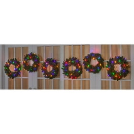 Best Choice Products SKY6244 48in Pre-Lit Outdoor Christmas Wreath, LED Metal Holiday Decor w/ 140 Lights, Bow - Green/Red