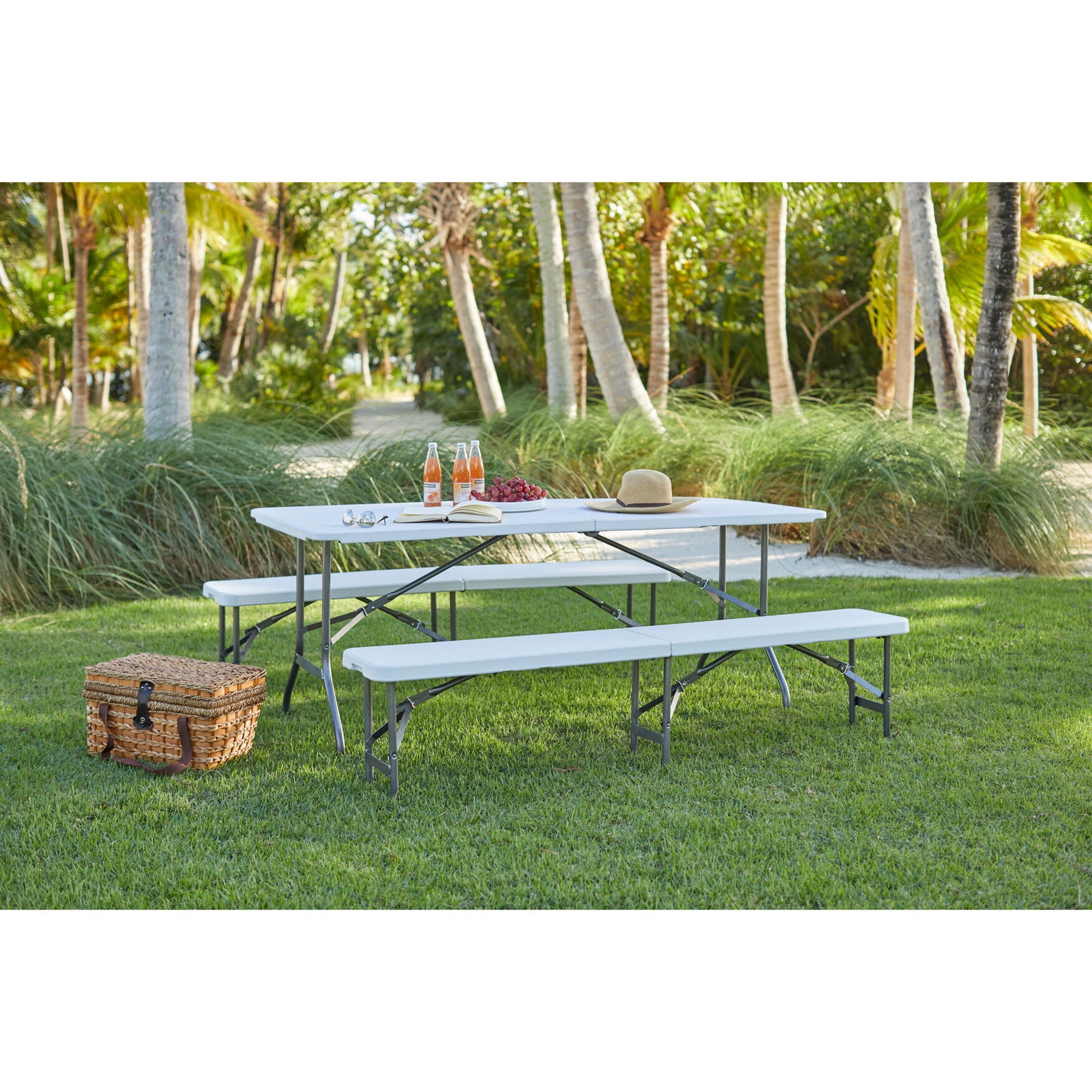Half picnic table bench new arrivals