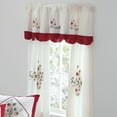 thumbnail image 1 of Brylanehome Ava Embroidered Panel Set With Tiebacks, Red Quilt, 1 of 2