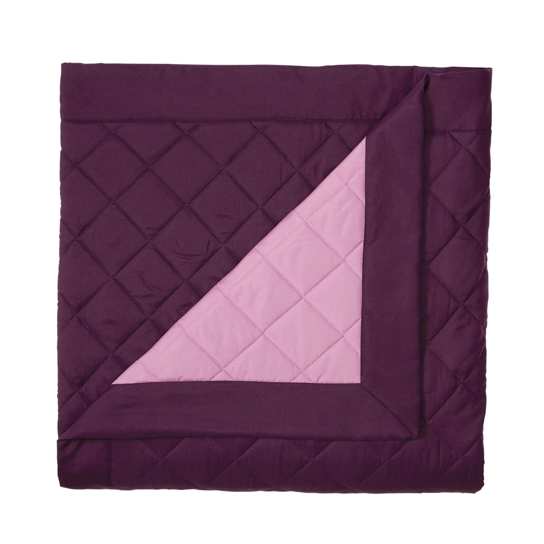 Brylanehome Bh Studio Reversible Quilted Bedspread King, Plum Dusty