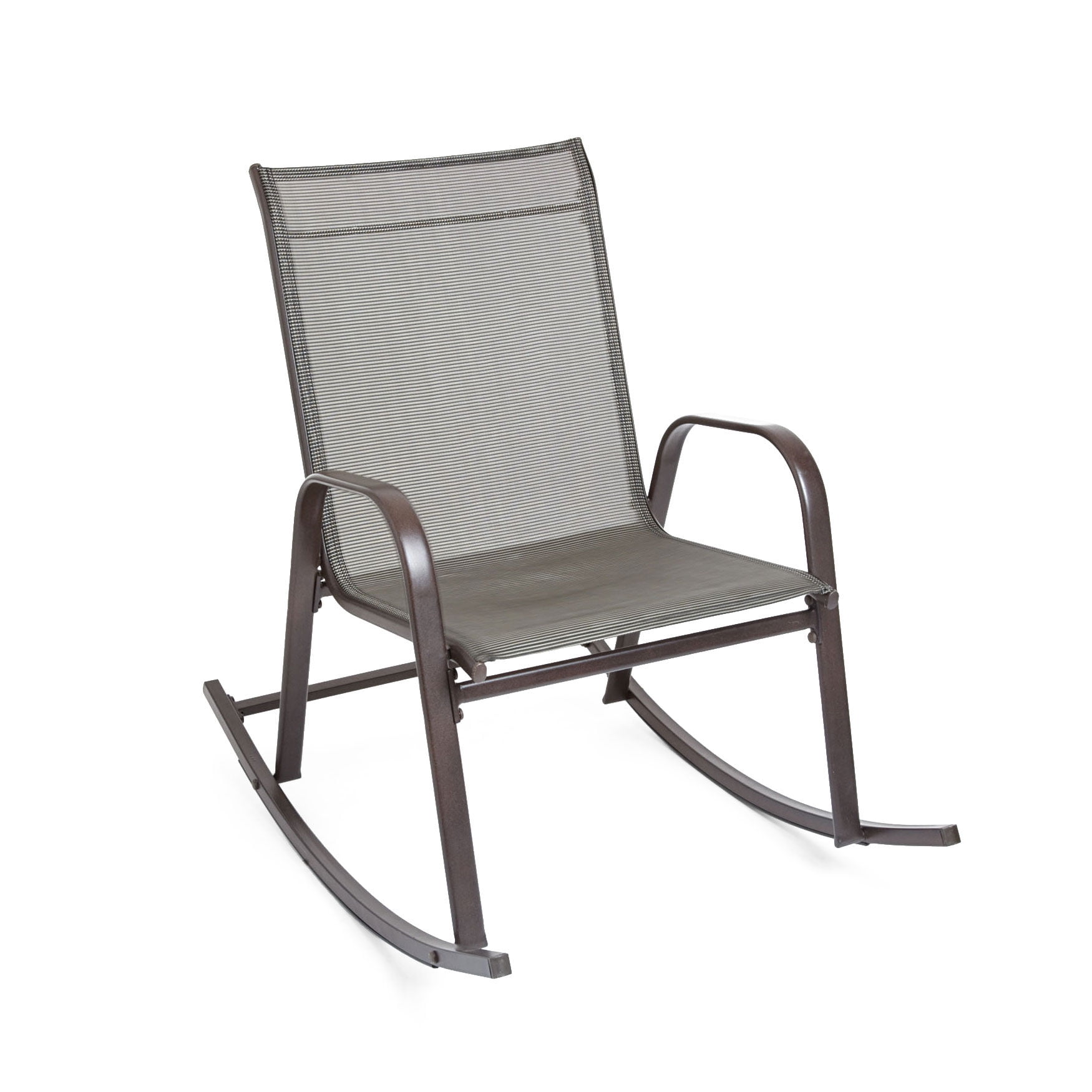 Brylanehome Extra Wide 350 Lbs. Capacity Rocker Champagne Rocking