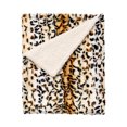 thumbnail image 1 of Brylanehome Faux Fur Animal Print Blanket, 1 of 2