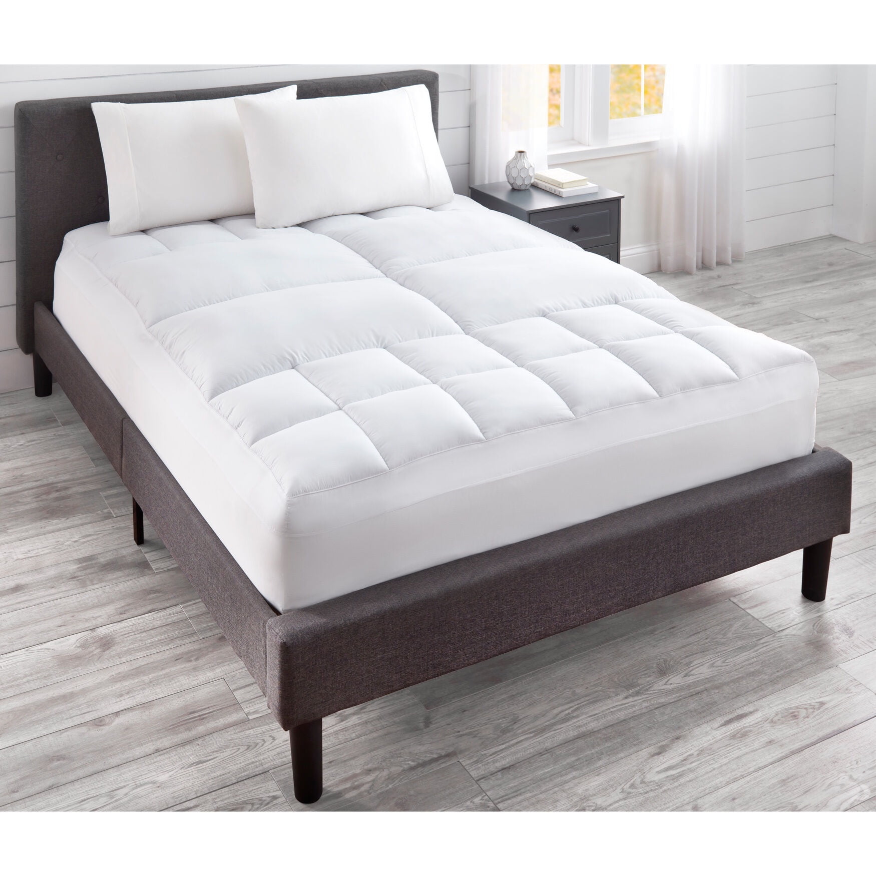 Brylanehome Lumbar Support Topper Full, White