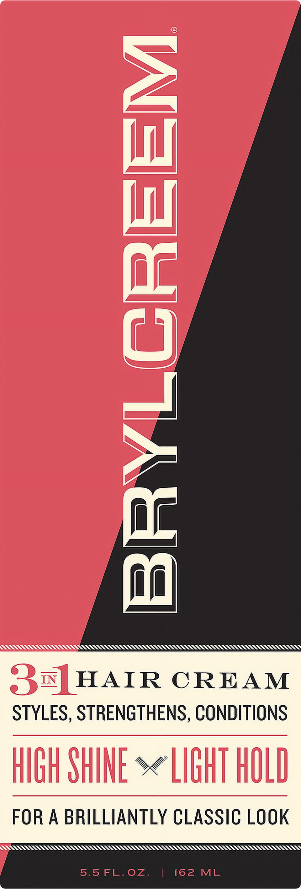 Brylcreem ヘアクリーム 132ml 4本セット Brylcreem 3 in 1 Styling Hair Cream, High Shine, Light Hold