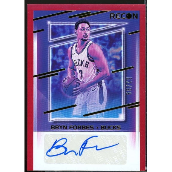Bryn Forbes Card 2020-21 Panini Recon Recon Signatures Red #42