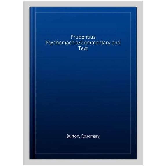Bryn Mawr Commentaries, Latin: Psychomachia (Paperback)