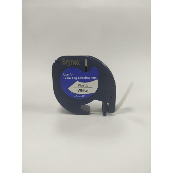 Brynex Labeling Tapes 91330 with Dymo LetraTag Label| 12mm x 4m (1/2" x 13') for LT-100T LT-100H Plus 200B XR, 3-Pack Replace for Dymo LetraTag Refill Label Tape