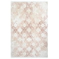 thumbnail image 1 of Brynlee Pink Geometric Bamboo Area Rugs for Living Room Jacquard Textured Modern Rugs Soft Geometric Rug for Bedroom Washable Rug Non-Slip Bohemian Carpet Perfect for Dining Room Office Beige, 1 of 5