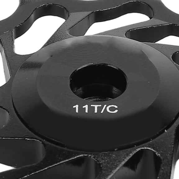 Brynna 11T Ceramic Bearing Wheel PulleyBike Ceramic Bearing Pulley Wheel, Sturdy Rear Derailleur Pulley for Cycling