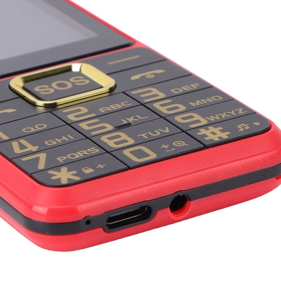Brynna 2500mAh Large Buttons Cell PhoneButtons Large Buttons Cell Phone 4G LTE Unlocked with SOS Key 2500mAh Dual SIM MP3 Calling SMS Functions Internet